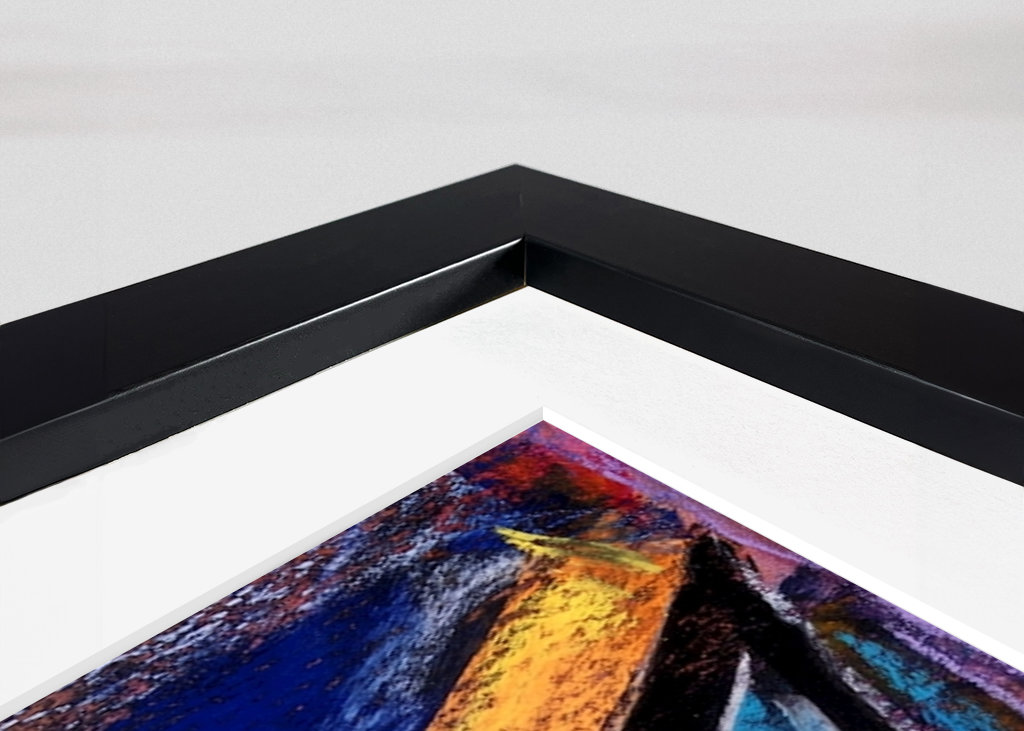 Kaffee Tasse - Pastellkreide 