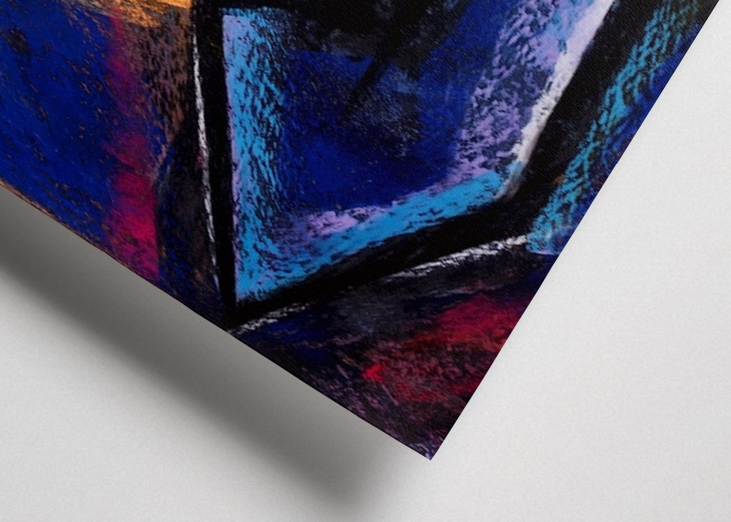 Kaffee Tasse - Pastellkreide 