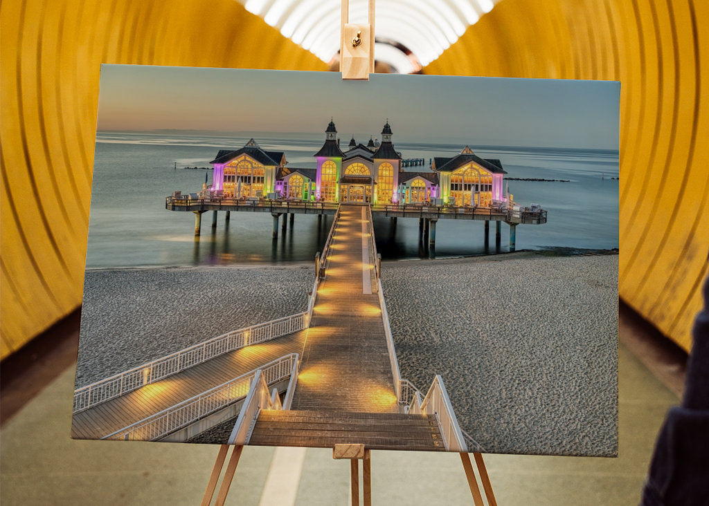 Molo w Sellin na wyspie Rugia