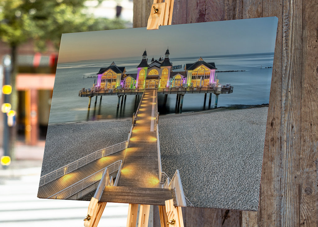 Molo w Sellin na wyspie Rugia