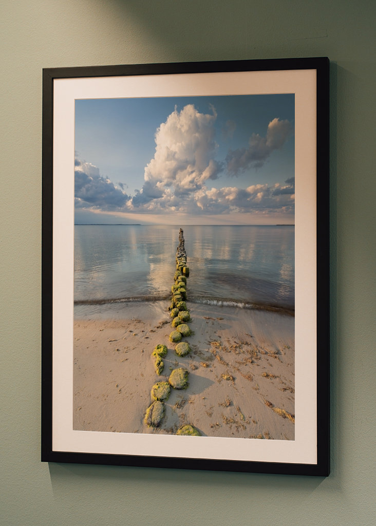 Groyne u Baltského moře na Rujáně
