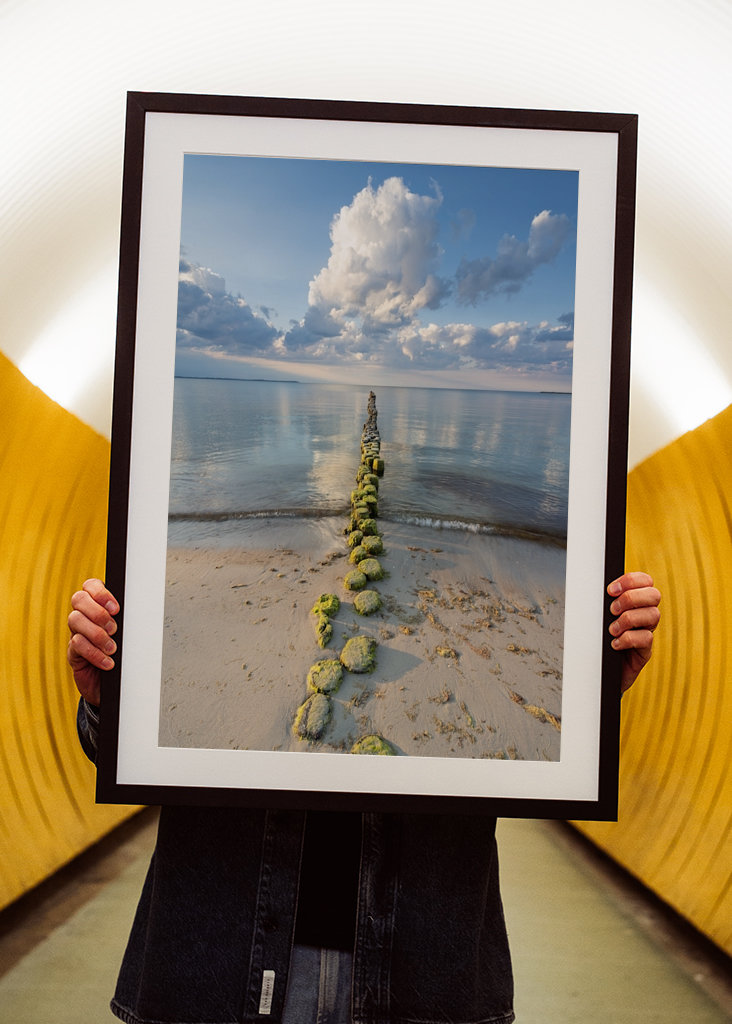 Groyne u Baltského moře na Rujáně
