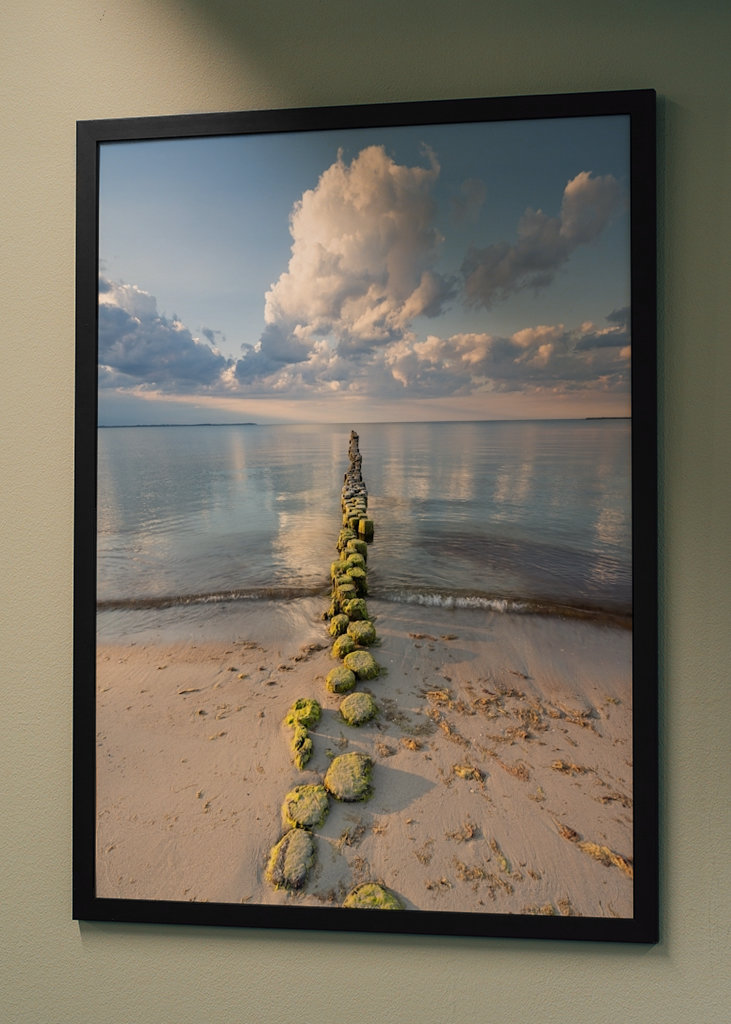Groyne u Baltského moře na Rujáně