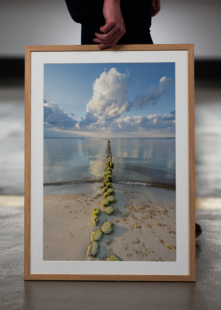 Groyne u Baltského moře na Rujáně