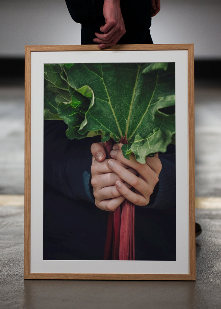 Rebarbora a dětské ruce