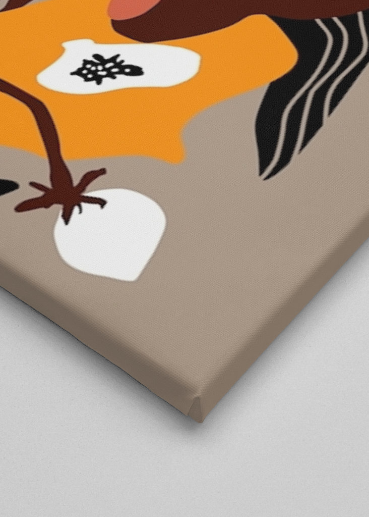 Solrige blomster i haven