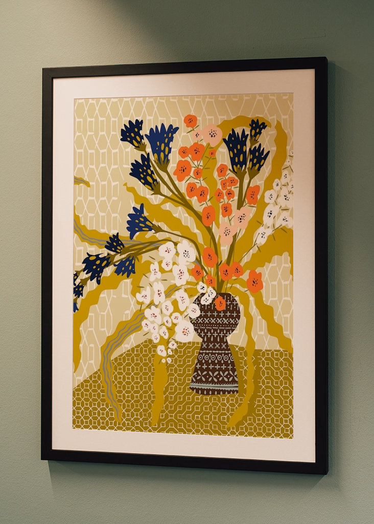 Floral contemporary still life