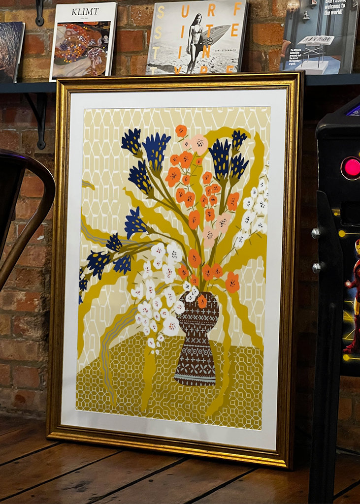 Floral contemporary still life