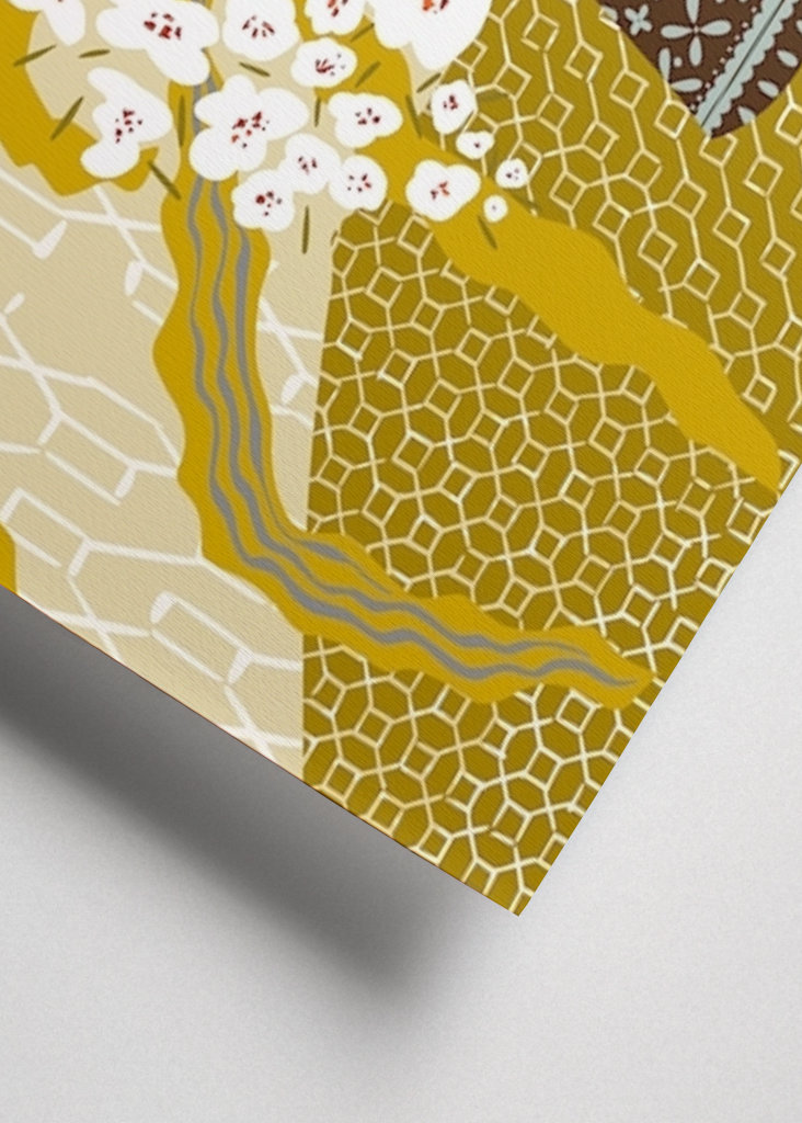 Floral contemporary still life