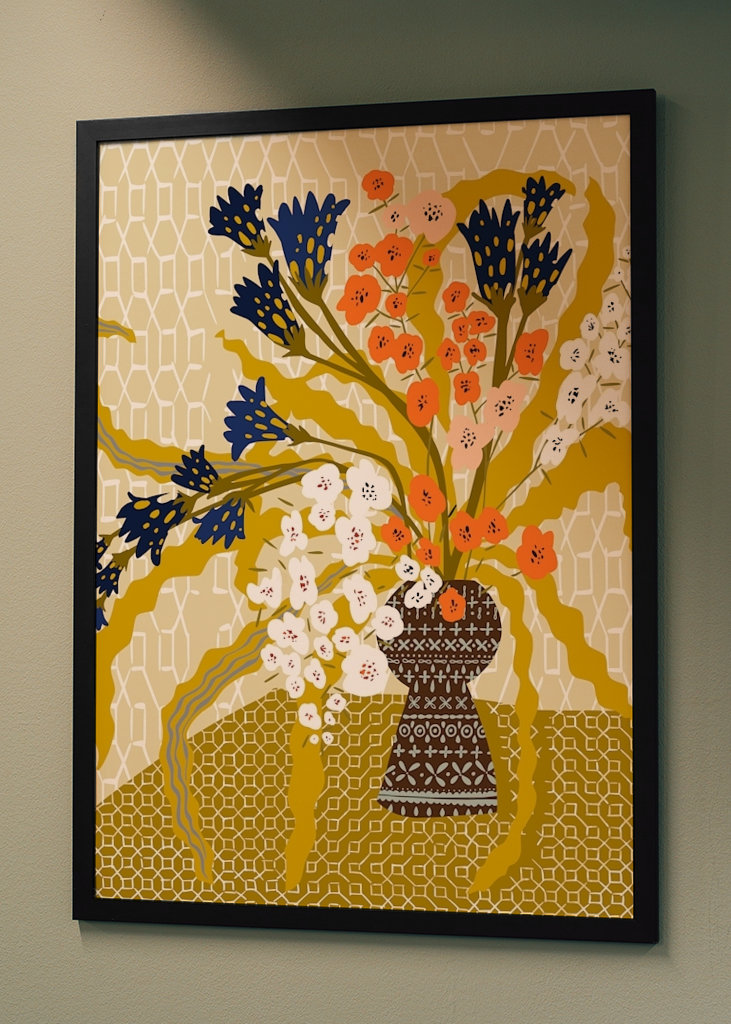 Floral contemporary still life