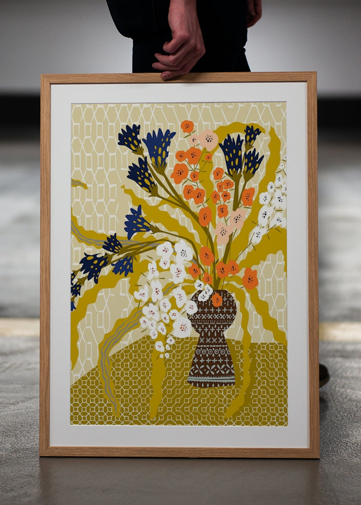 Floral contemporary still life