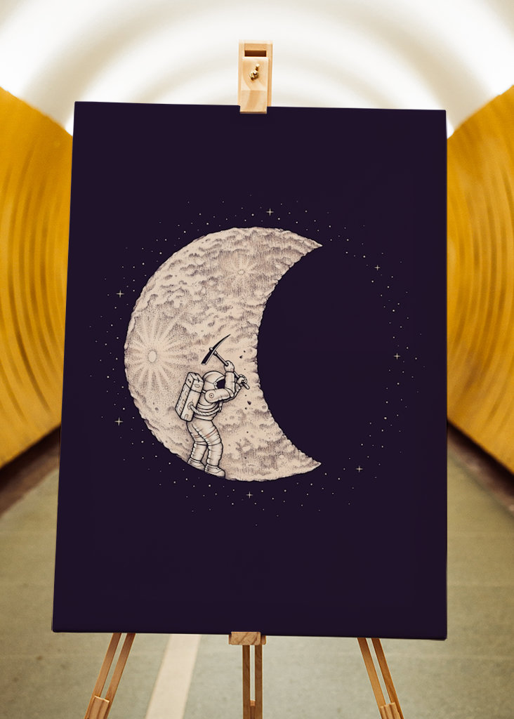 Vykopávky na Měsíci