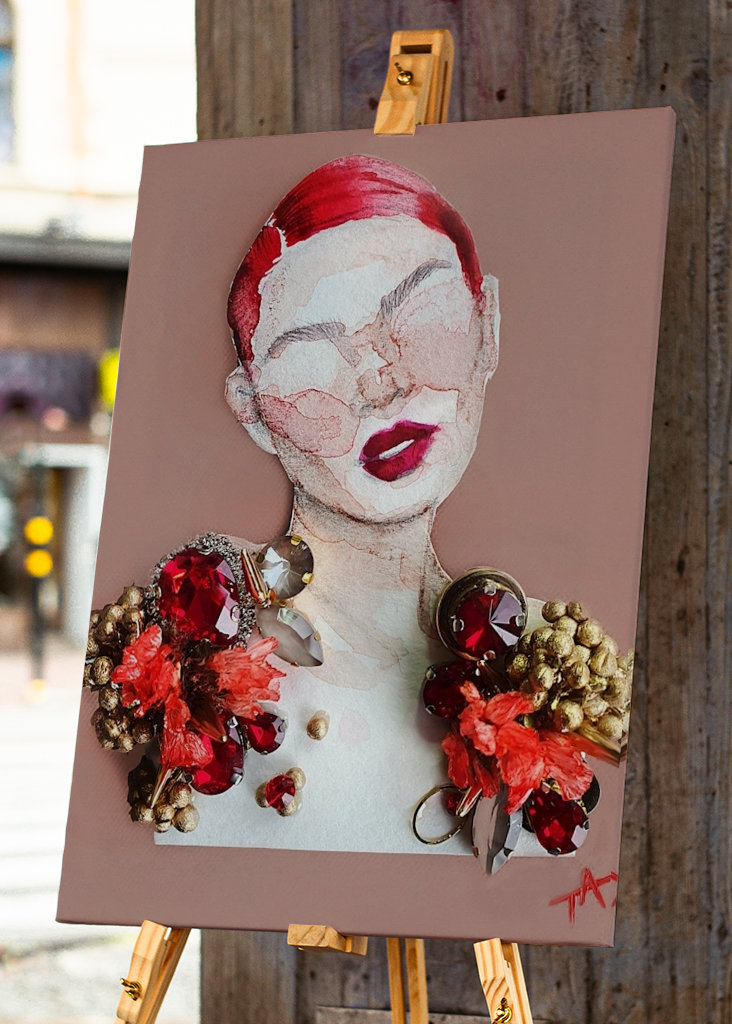 rood glamour portret