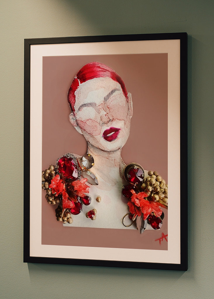 rood glamour portret