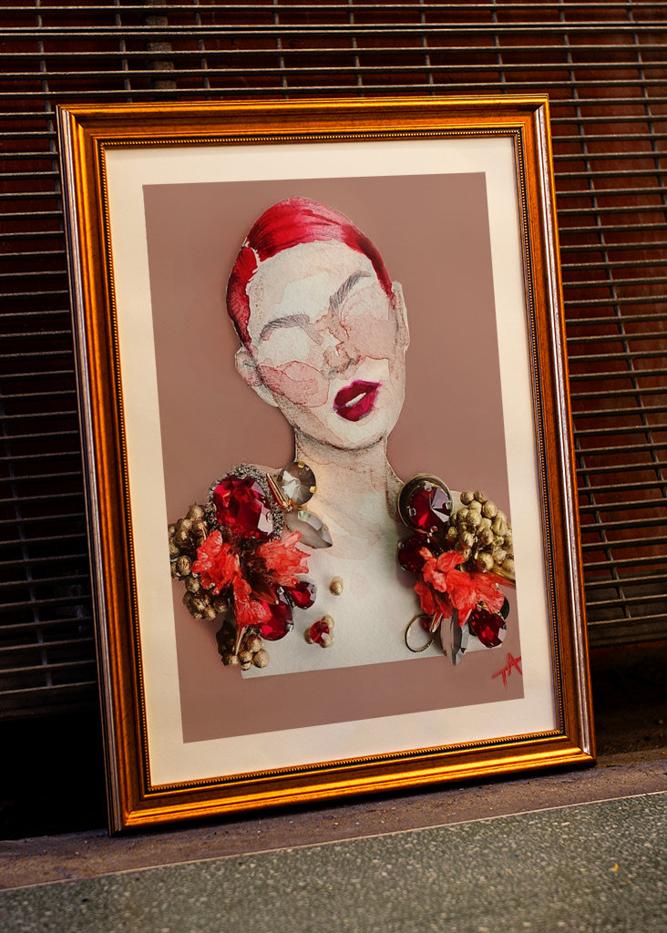 rood glamour portret