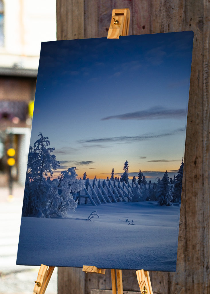 Sininen hetki vuorilla