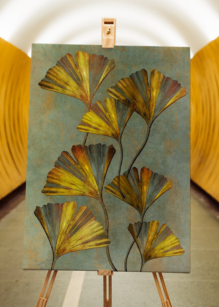 Ginkgo biloba umění