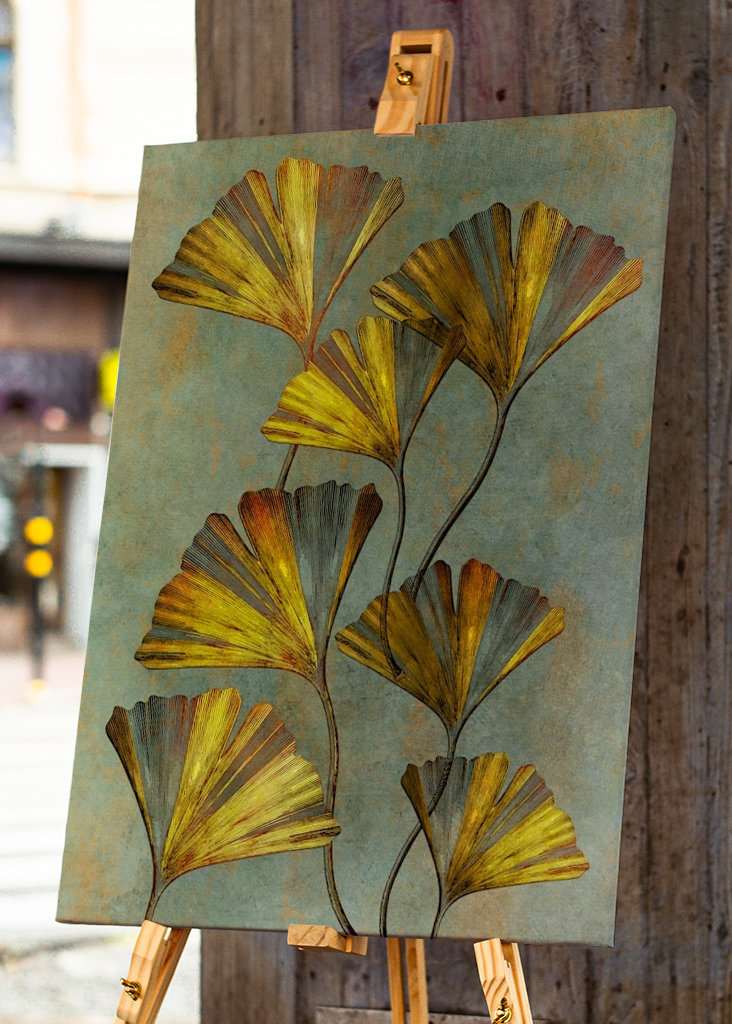 Ginkgo biloba umění