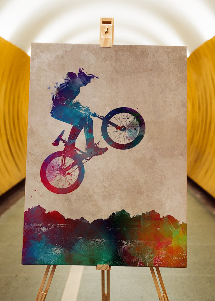 Ciclista de montaña