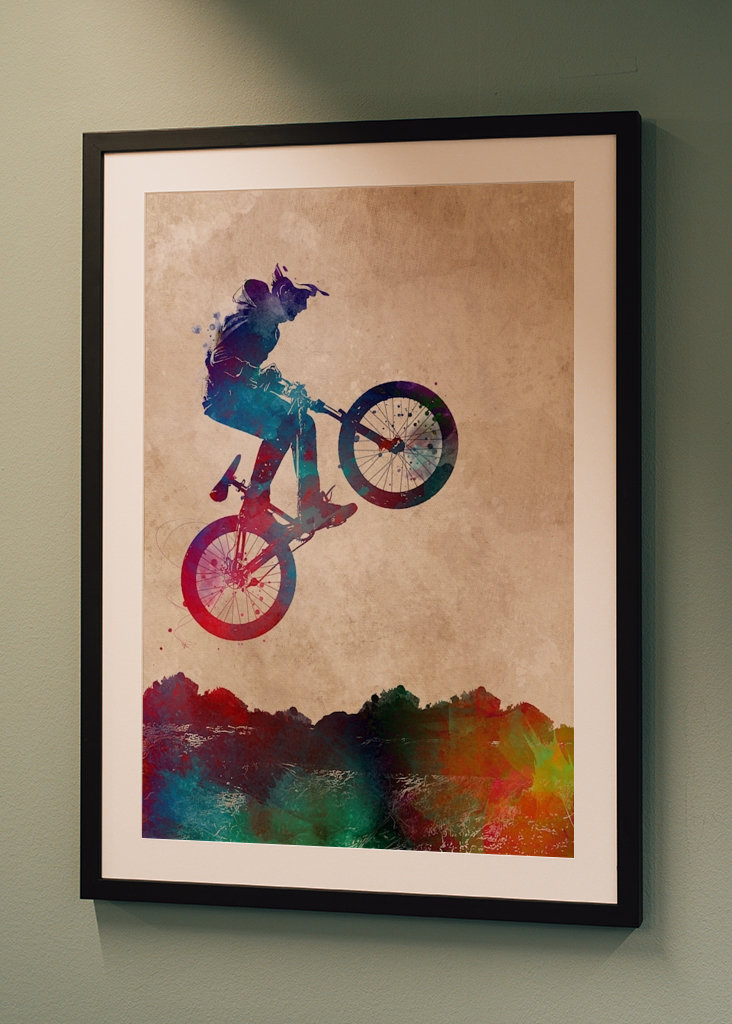 Ciclista de montaña