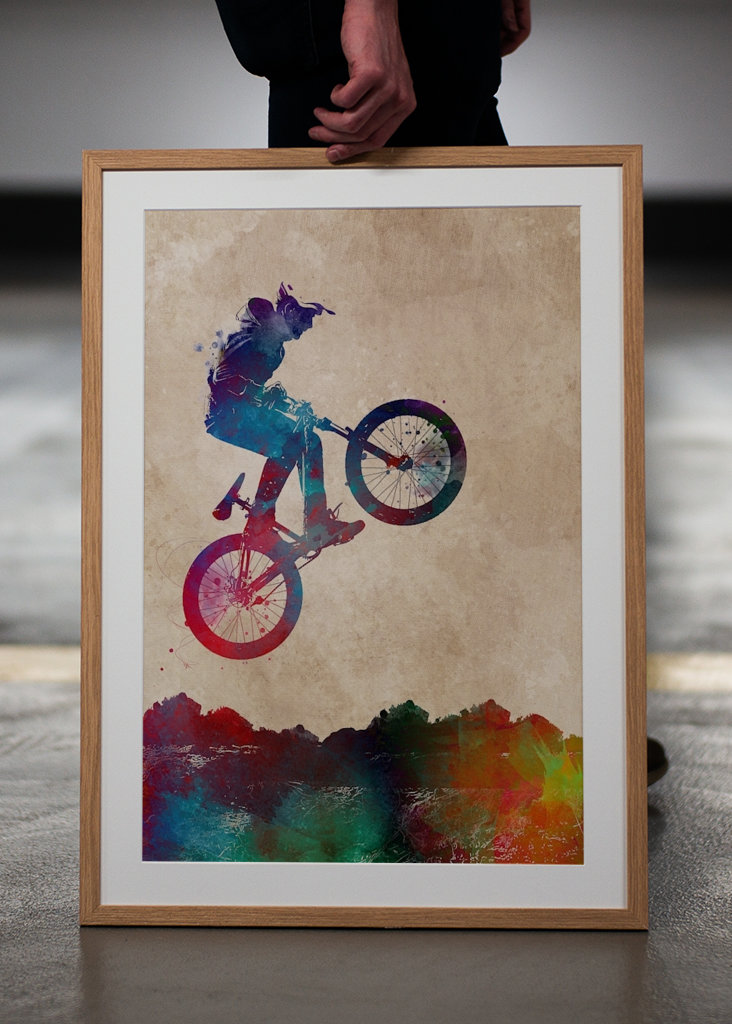 Ciclista de montaña