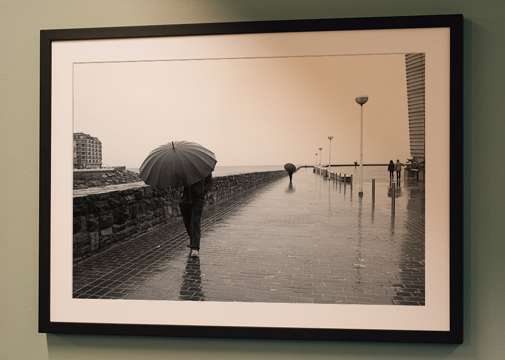 Déšť v San Sebastian - Donostia