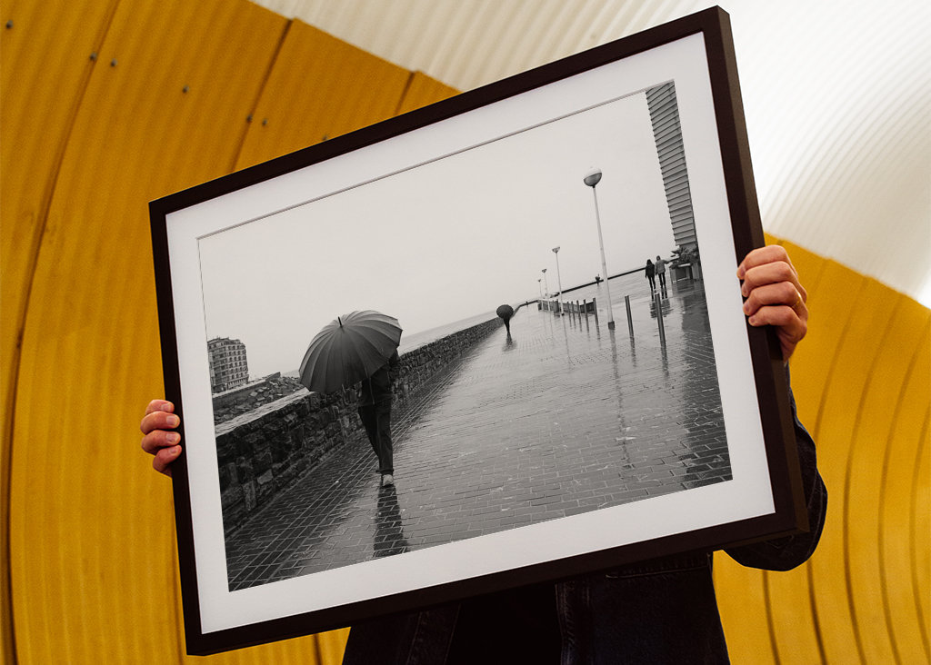 Déšť v San Sebastian - Donostia