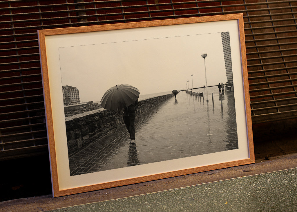 Déšť v San Sebastian - Donostia