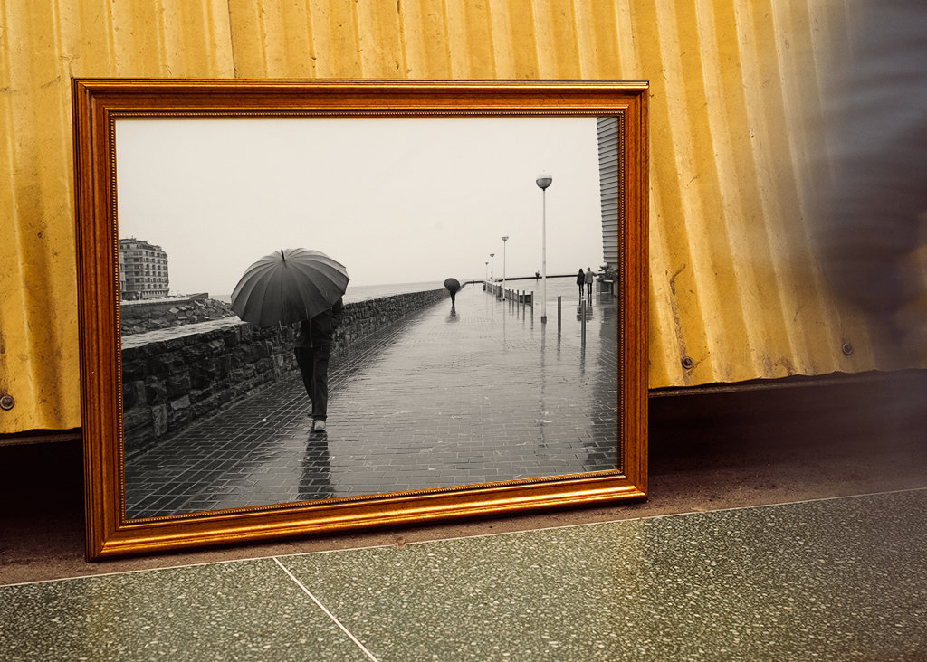 Déšť v San Sebastian - Donostia