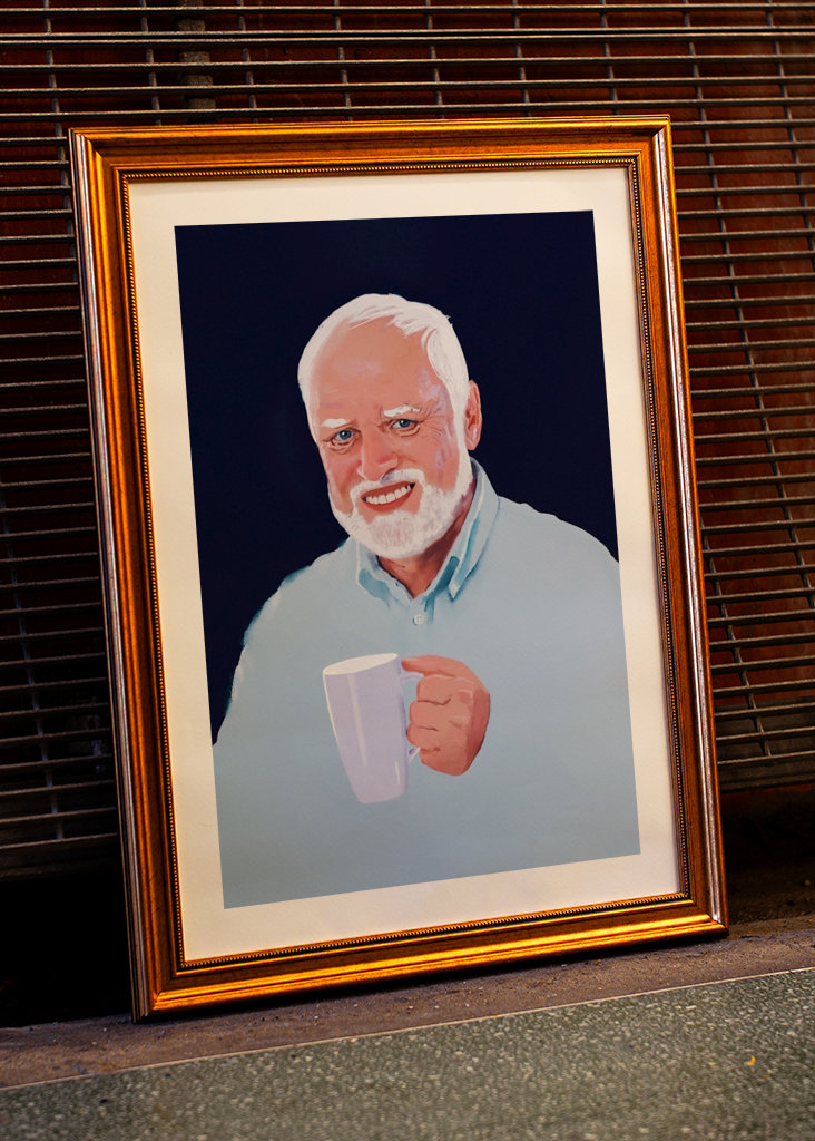 Hide the pain Harold - Meme 