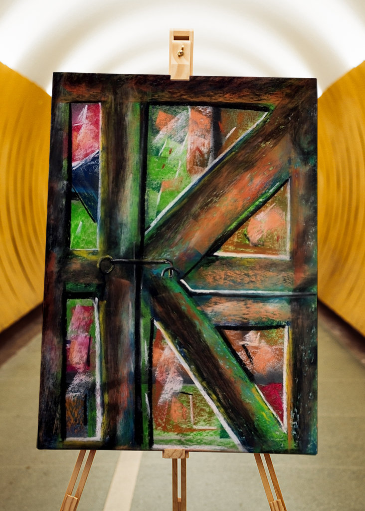 Blick durch ein Fenster