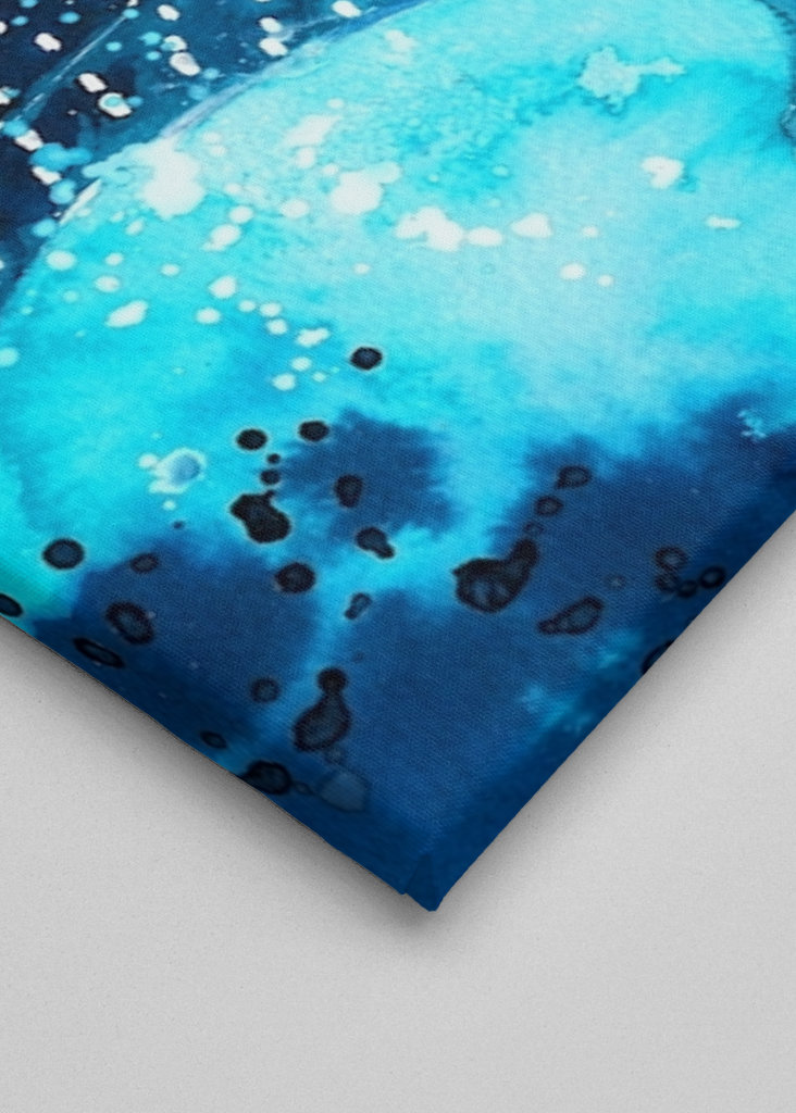 Rekiny wielorybie w akwareli oceanu 