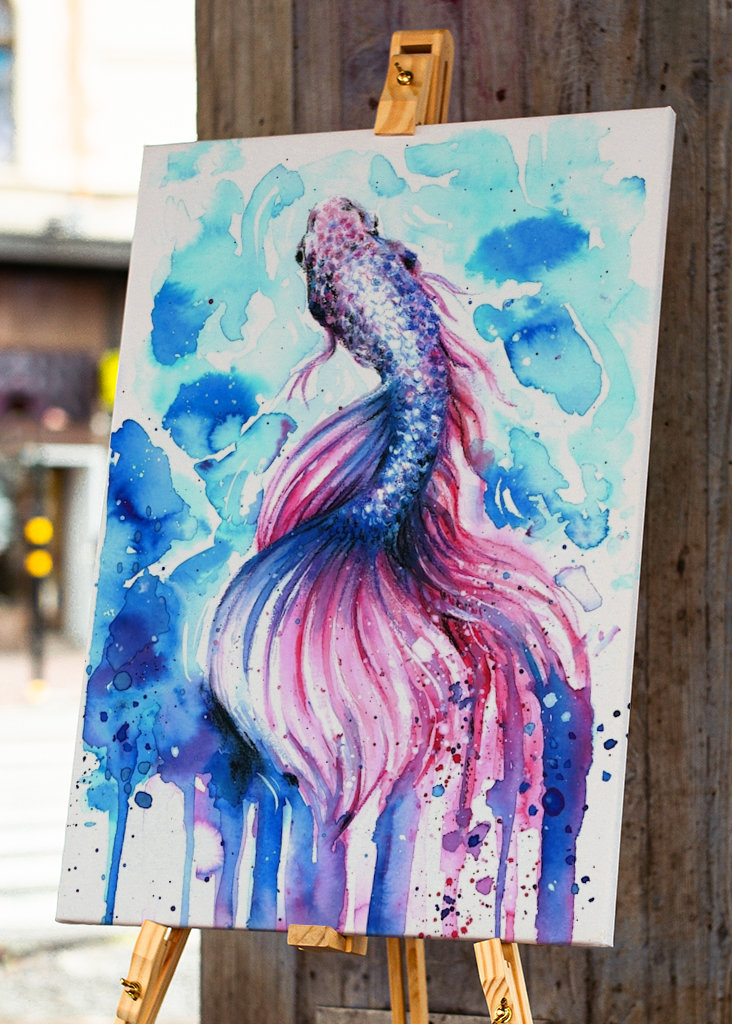 Siamesischer Kampffisch Aquare