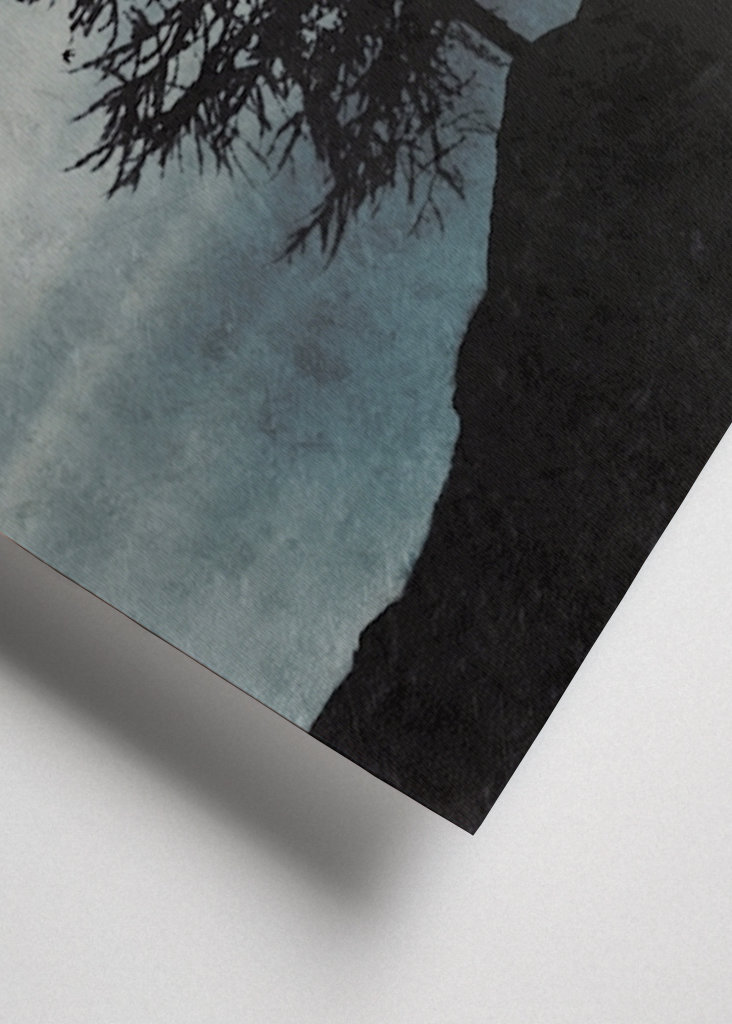 Baum und Vogelschwarm