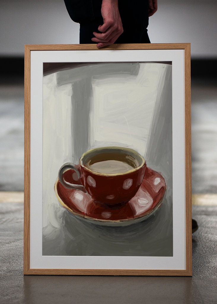 Service à thé au marché aux puces