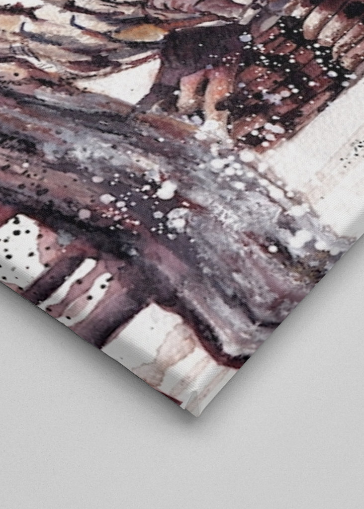 Gufo reale dell'acquerello Gufo