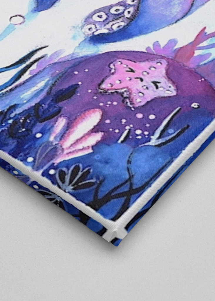 Słodkie kalmary okto-szczenięce