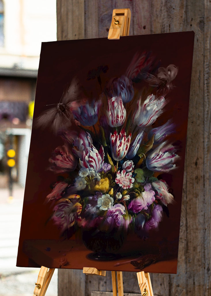 Zátiší s květinami