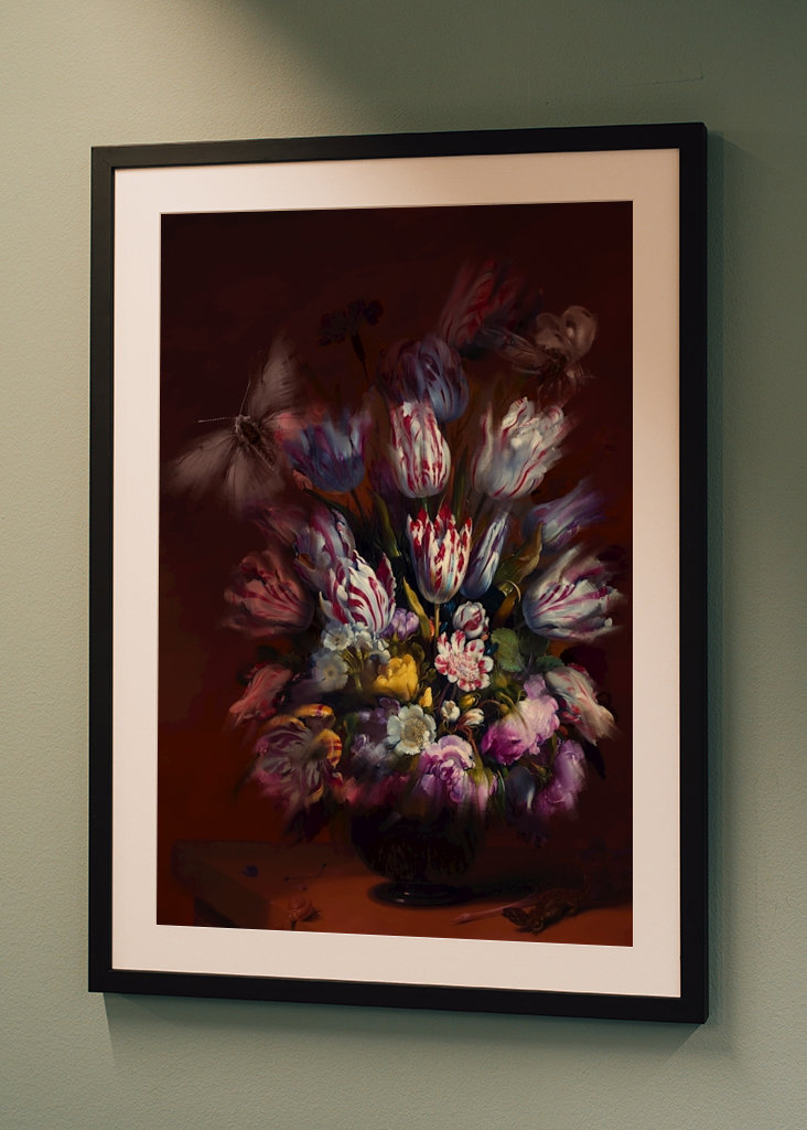 Zátiší s květinami