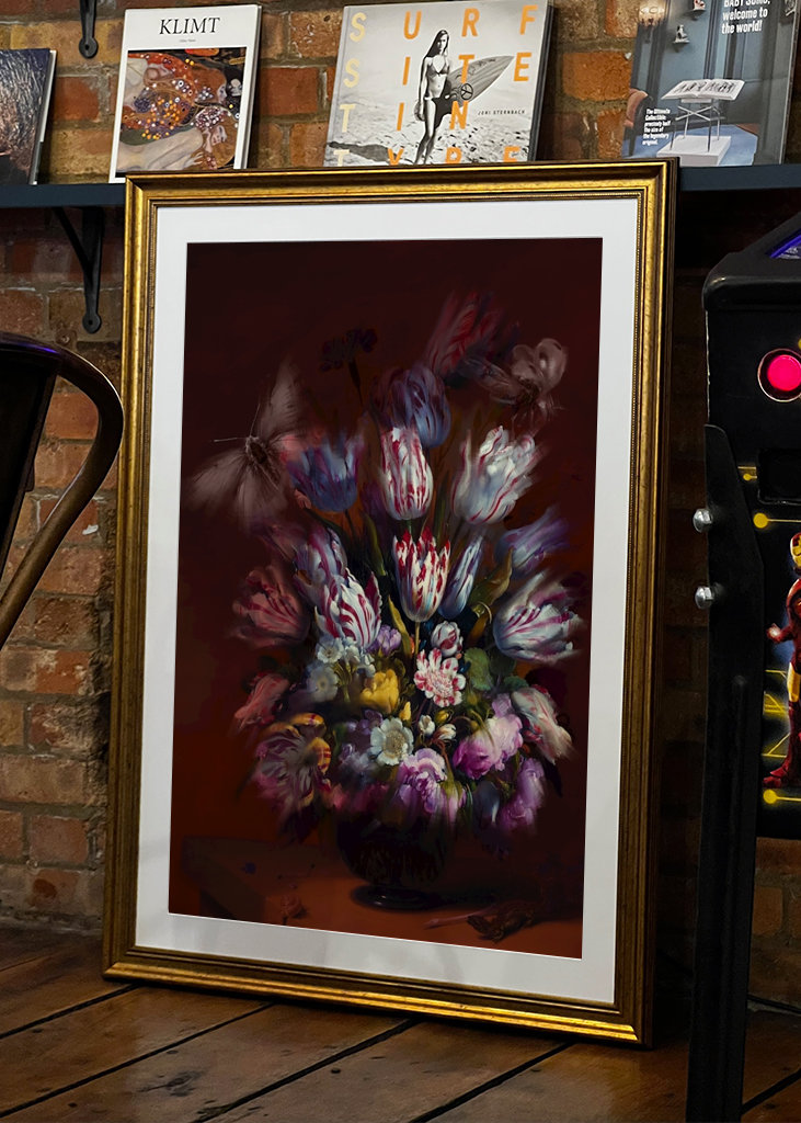 Zátiší s květinami