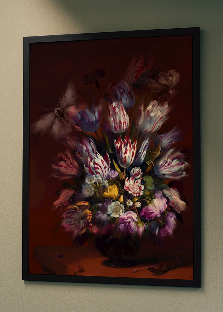 Zátiší s květinami