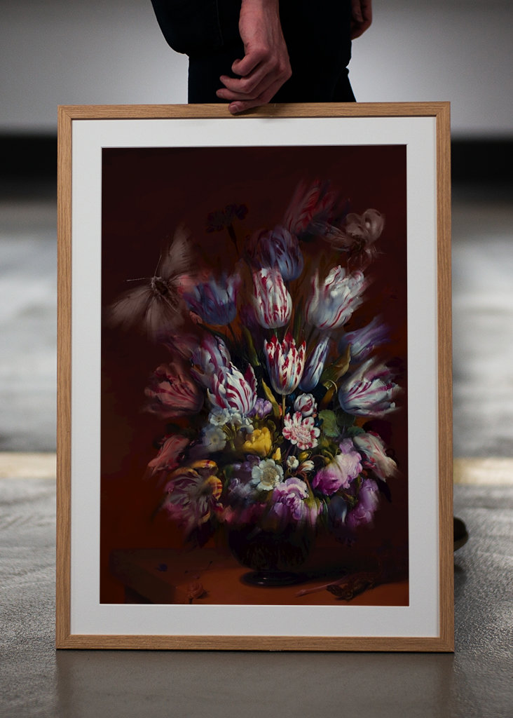 Zátiší s květinami