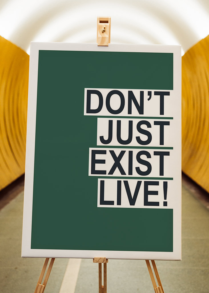 N’existez pas seulement en live !