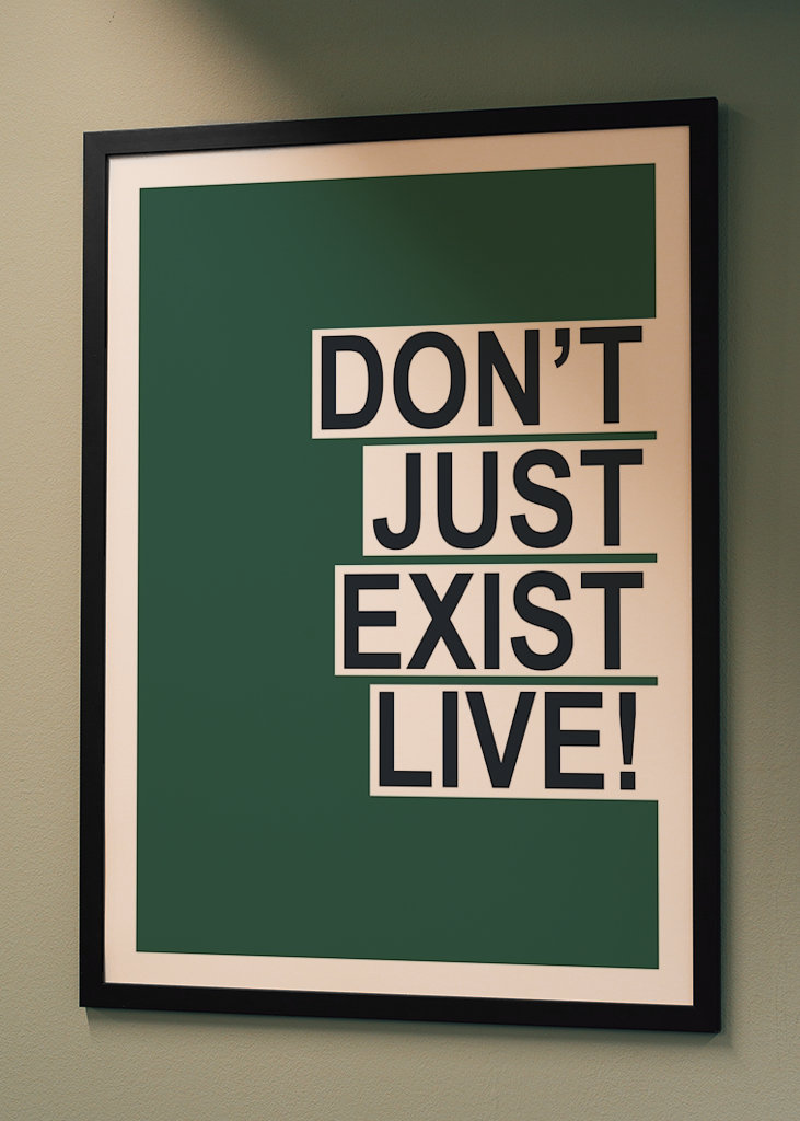 N’existez pas seulement en live !