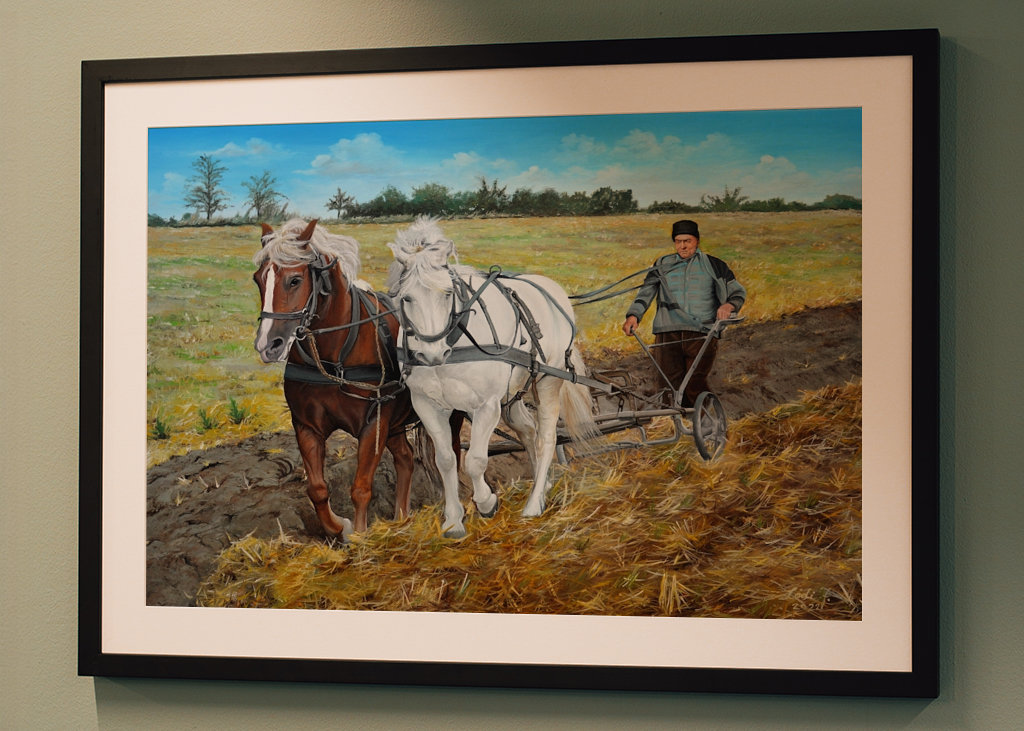 labourer avec des chevaux