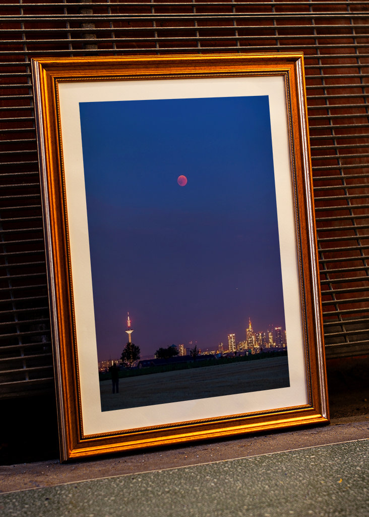 Blutmond über Frankfurt