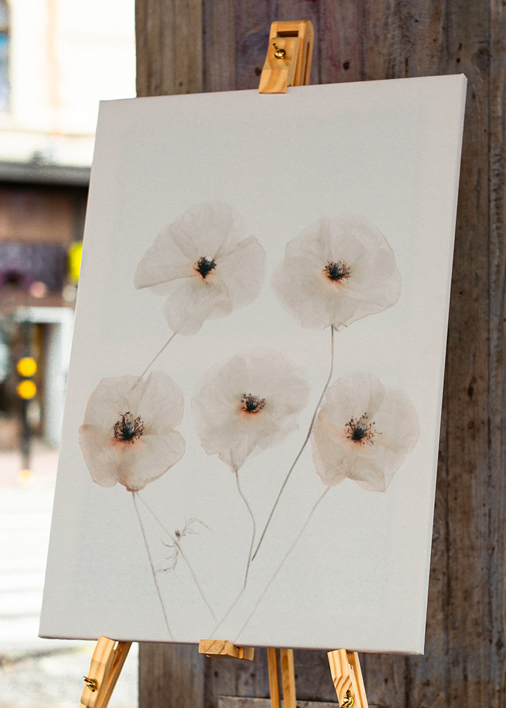 Fine Art Beige Blumen