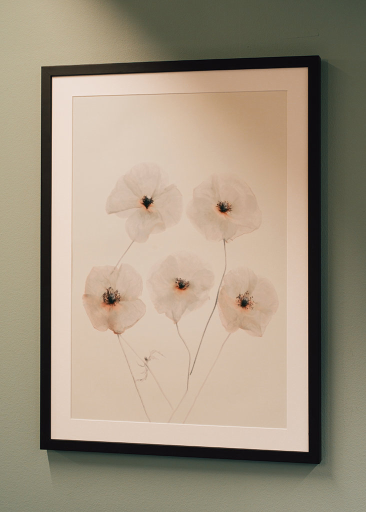 Fine Art Beige Blumen