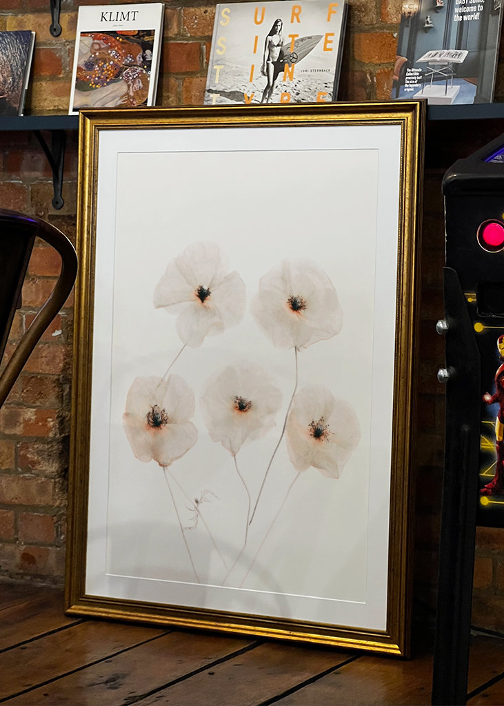 Fine Art Beige Blumen