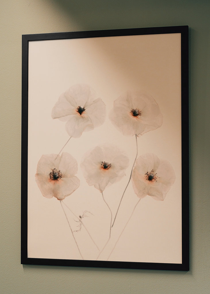 Fine Art Beige Blumen